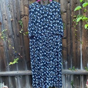 Blue flower dress